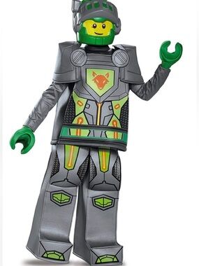 Lego Nexo Knights Green and Gray Knight Costume